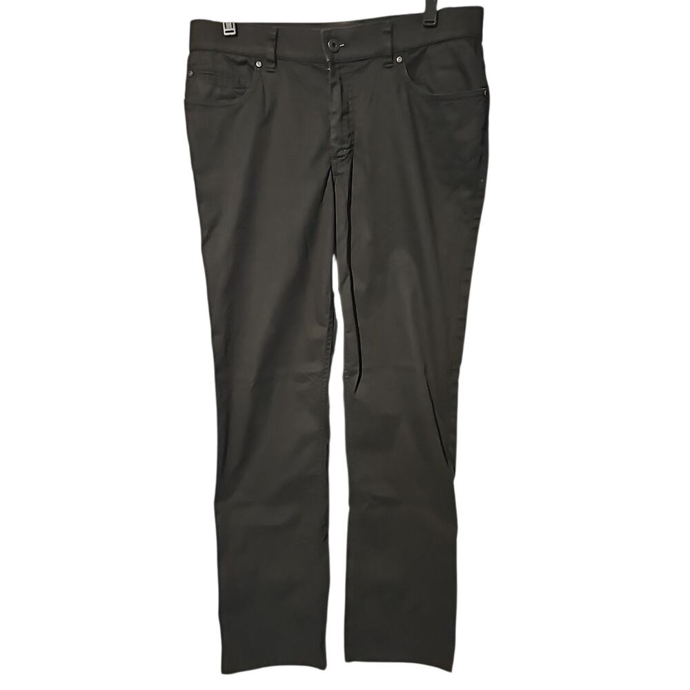 Hiltl Men’s Ultimate Trouser – Black Five-Pocket Pants 34x34 • German Design